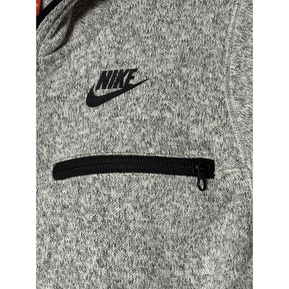 Nike Women's XL Full Zip Grey Jacket Knit Sweater - Picture 2 of 5